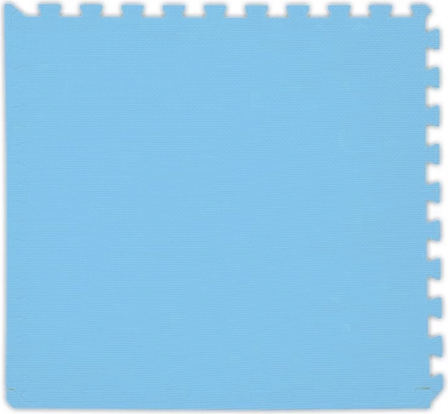 Tapis mousse bébé bleu clair avec bords