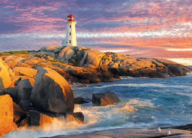 Puzzle EUROGRAPHICS Peggy's Cove Lighthouse, Nova Scotia – 1000 pieces