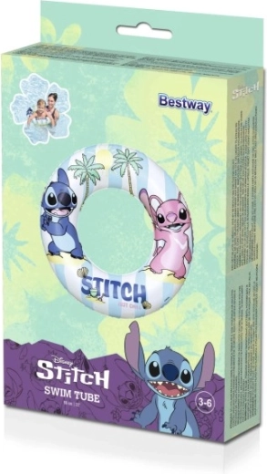 Inflatable swim ring DISNEY STITCH 56 cm for kids