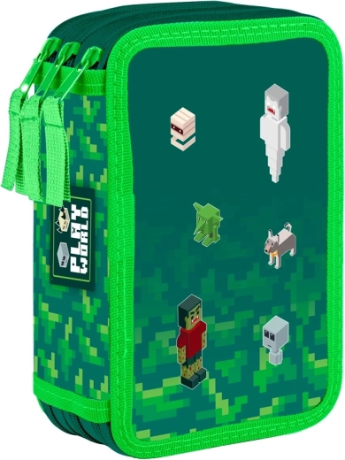 Driedelige schooletui Playworld zonder vulling