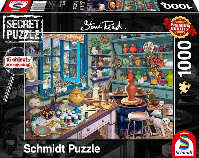 Schmidt Secret puzzle Atelier de potier 1000 pièces