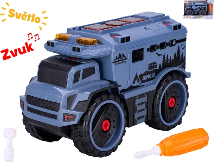 Schraubbares Auto 24 cm mit Licht und Sound