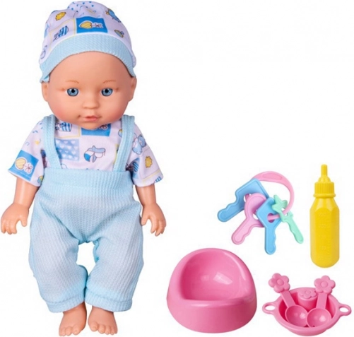 Bébé avec fonction pipi et accessoires 28 cm
