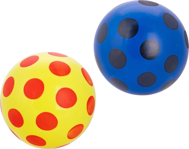 Rubber polka-dot ball 23 cm for children
