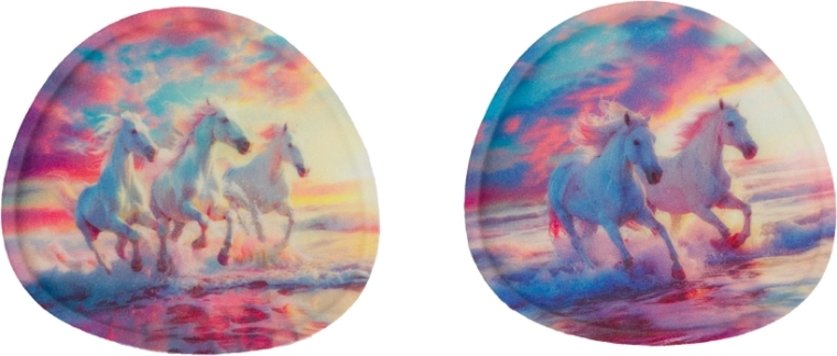 Baagl Baaglies – interchangeable badges Magical Horses, 2 pcs
