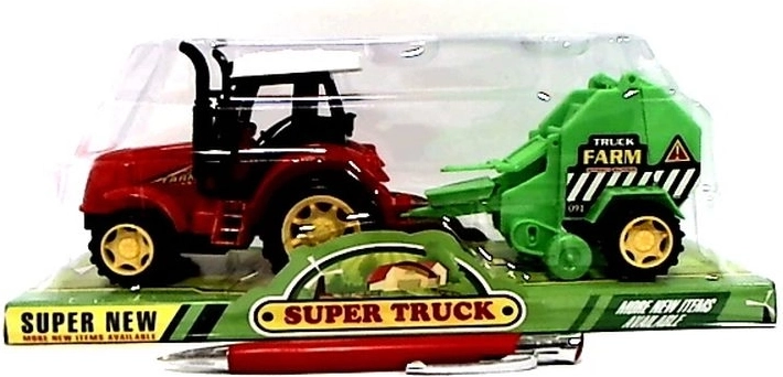 Tracteur avec machine agricole supplémentaire