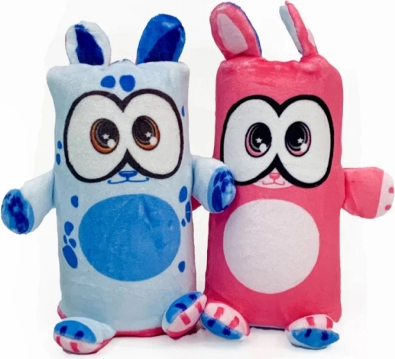 Dublusie Plüsch-Wendespielzeug Hund/Katze