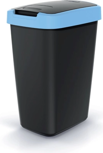 Compacta Q Flap 12 L Trash Can with Swing/Lift Lid