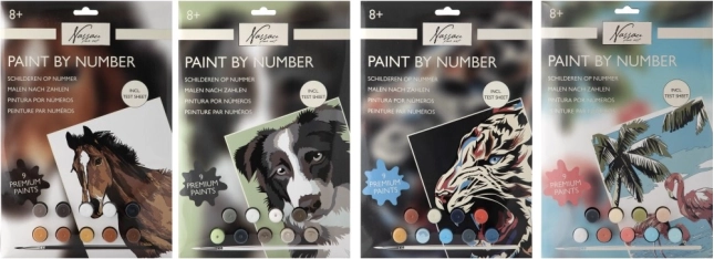 Paint by Numbers – Horse, Kids' Set A4