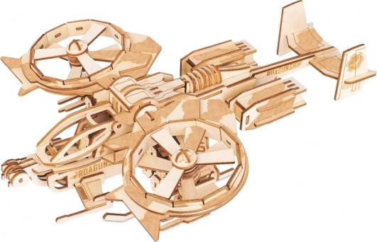Wooden 3D Puzzle - Combat Helicopter