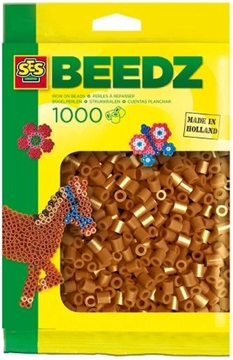 SES Creative iron-on beads brown 1000 pcs