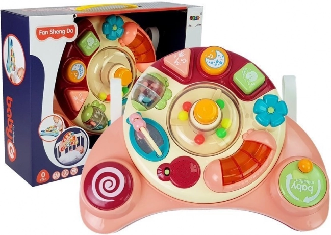 Interactive Toy for Children with Music and Animal Sounds Pink