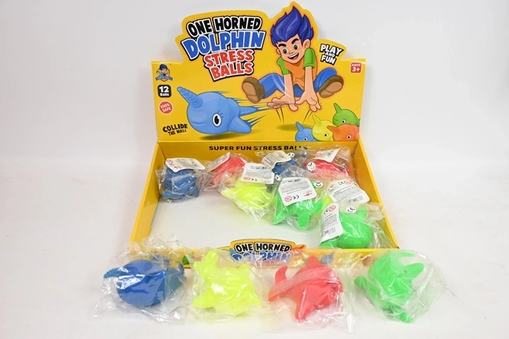 Squeeze Anti-Stress Dolphin – Display 12 pcs