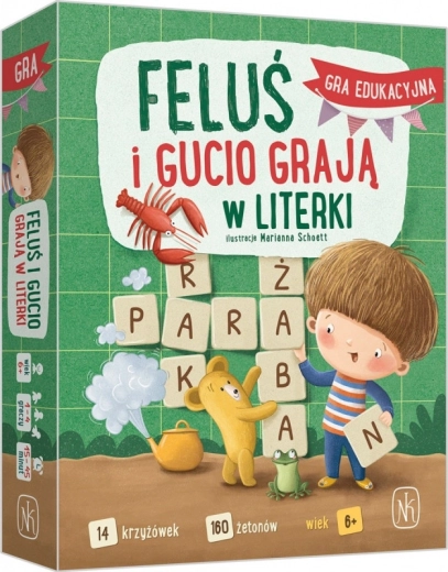 Felush and Gucio Play Letters – Educational Crossword Game for Kids