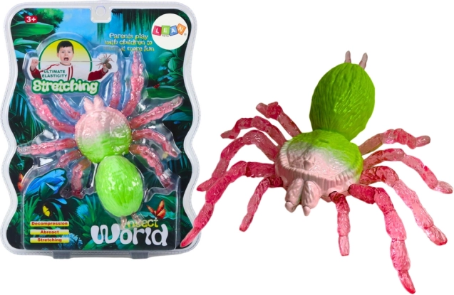 Stretchable Spider Figure – Green