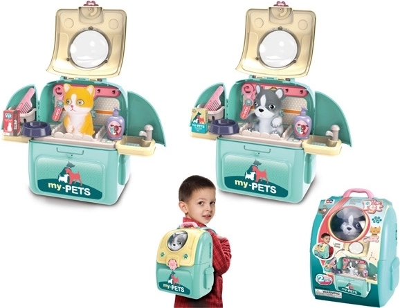 Huisdier in de rugzak