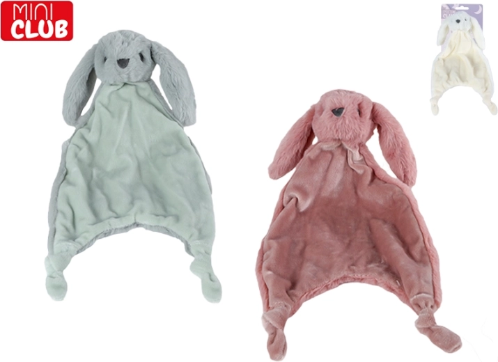 Pluchen knuffeldoekje konijntje MINI CLUB 35,5 cm