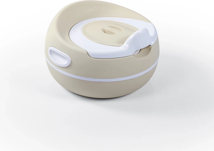 Kinderpotje Premium – beige oefenpotje met deksel en uitneembare inzet