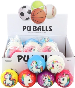 Balle avec licorne 6 cm