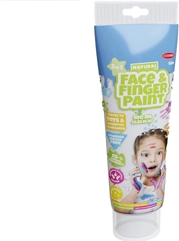 Boti Natural white finger paint and face paint 2-in-1 100 ml