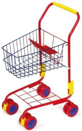 Small foot winkelwagentje rood