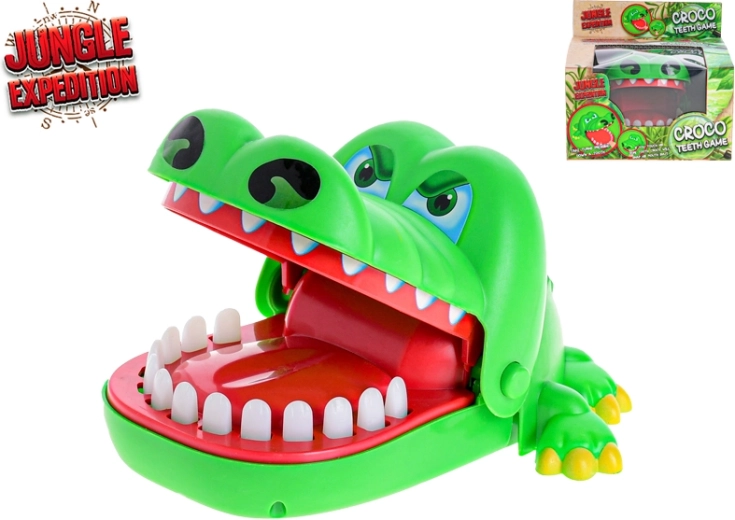 Jeu crocodile mordant Jungle Expedition 16 cm