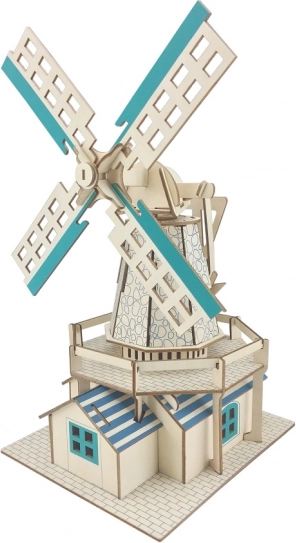 Wooden 3D Puzzle Dutch Windmill WOODCRAFT