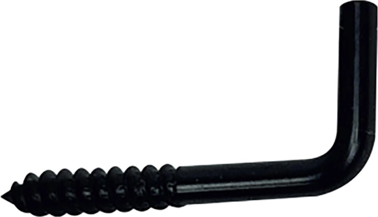 Cavalier à vis 18 × 50 mm, noir, 5 pcs