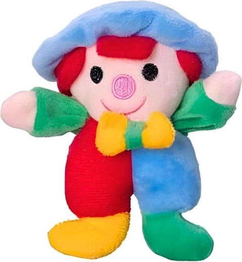 Plush Clown with Rattle