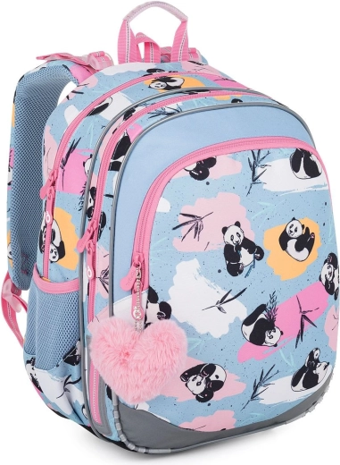 Sac à dos scolaire avec pandas Topgal Elly