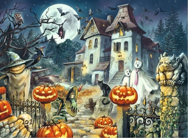 Puzzle Ravensburger maison Halloween 300 pièces