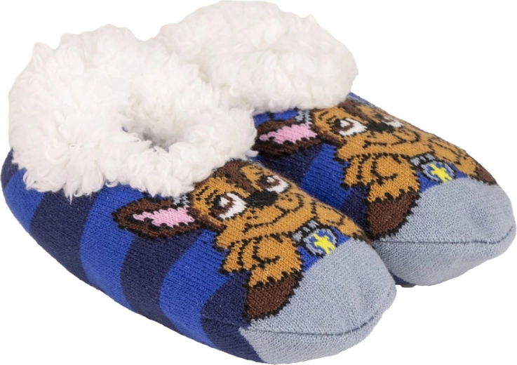 Home booties with fur Paw Patrol
