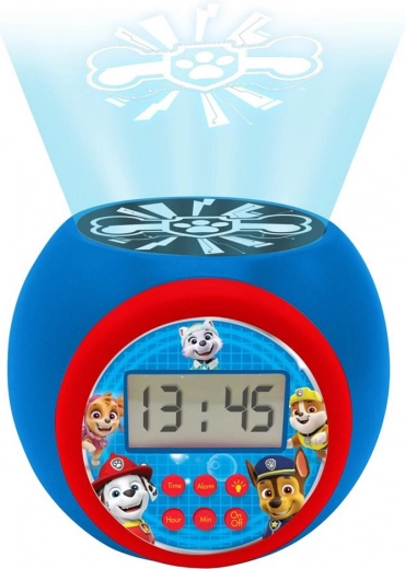 Digital Projector Alarm Clock for Kids with Paw Patrol Theme