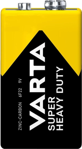 VARTA SuperLife 9V batterij 6F22 zink