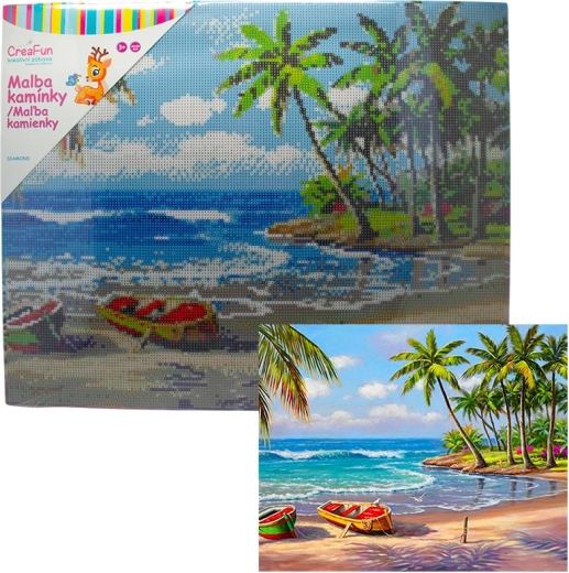 Diamantschilderen – oase 40 × 50 cm