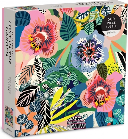 GALISON square puzzle Lost in the Garden 500 pieces