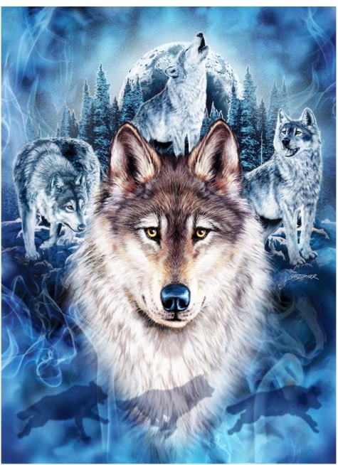 Puzzle Meute de loups 1000 pièces