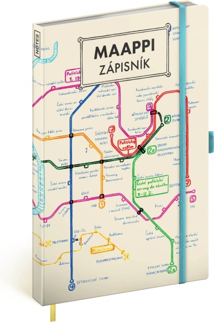 Maappi Notebook, Lined, 13 × 21 cm