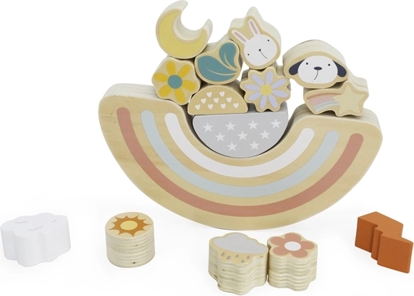 Babu jeu d’équilibre en bois chien et chat