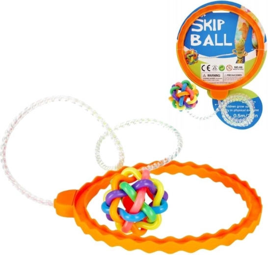 Balle sautante à la cheville avec anneau