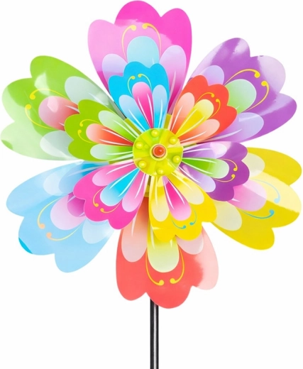 Colorful pinwheel 31 × 50 cm