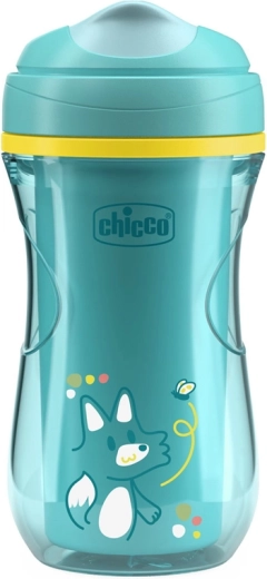 Chicco Active gobelet isotherme avec embout rigide teal 266 ml 14m+