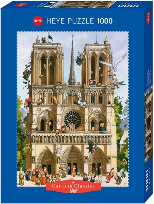 Puzzle 1000 pieces – Viva Notre Dame (HEYE, Loup)