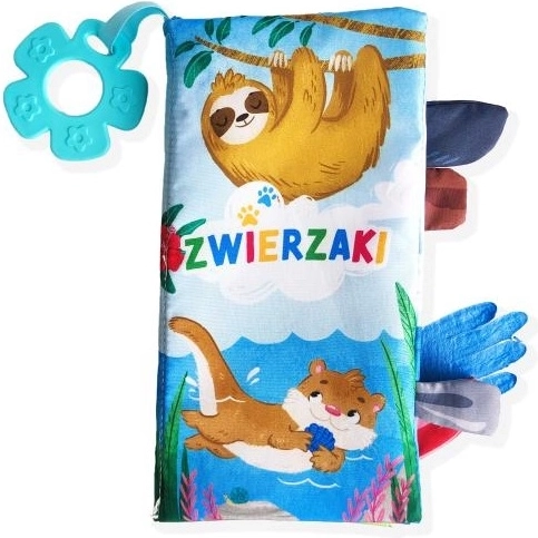 Sensory fabric animal book