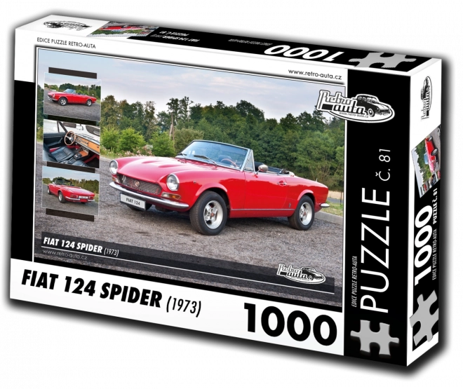 Puzzle Rétro-Autos Fiat 124 Spider (1973) – 1000 pièces