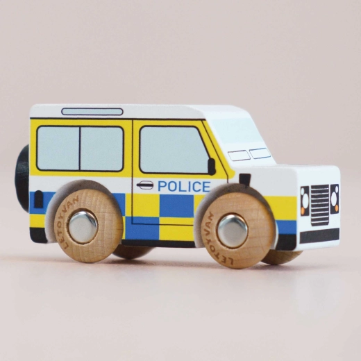 Le Toy Van petite voiture de police en bois Bobby GT250
