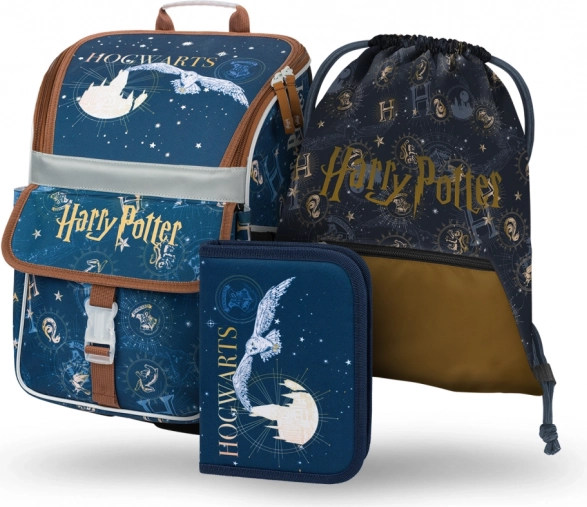 Harry Potter Hogwarts School Set: Backpack, Pencil Case, Gym Bag
