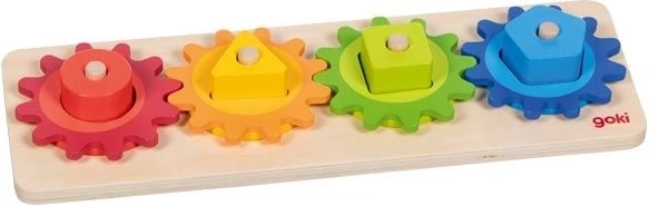 Goki planche de tri en bois avec engrenages