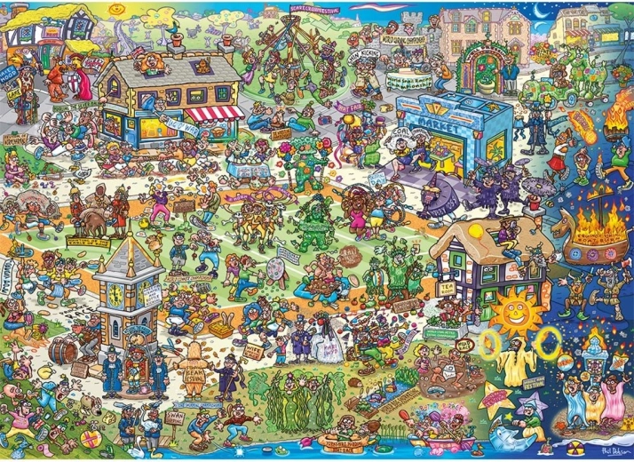 Gibsons puzzle Barmy Britain 1000 pieces