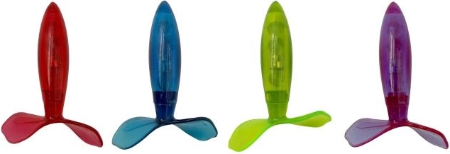 Lichtgevende torpedo’s voor in het water SPORTO